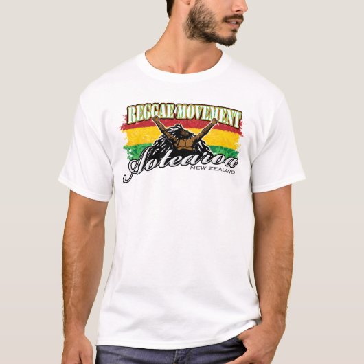AOTEAROA REGGAE-BEWEGUNG T-Shirt (Vorderseite)