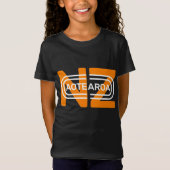 Aotearoa Text Art Modern T-Shirt (Vorderseite)