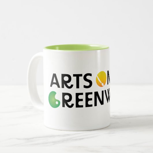 AoTG-Tasse Zweifarbige Tasse (Vorderseite Links)