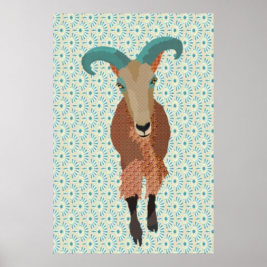 Aoudad Art Poster (Vorne)
