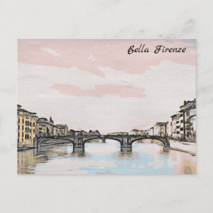 ** AP12 Bridge Firenze Florence Italien Postkarte