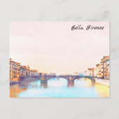 ** AP12 Bridge Firenze Italien Florenz Italienisch Postkarte (Vorderseite)