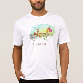 ** AP12 Firenze Florence Panorama Italien T-Shirt