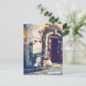 ** AP12 Scooter Florence Italian Cobblestone Itali Postkarte (Stehend Vorderseite)
