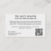 *~* AP13 5 REALATOR Beach Rentals B&B Inb Busine Visitenkarte (Rückseite)