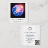 *~* AP13 Fischerei auf Wasserküste 96 Quadratische Visitenkarte (Vorne/Hinten)