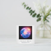 *~* AP13 Fischerei auf Wasserküste 96 Quadratische Visitenkarte (Stehend Vorderseite)