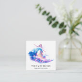 *~* AP13 Heilung Beach WAVE Geburt der Venus 63 Quadratische Visitenkarte (Stehend Vorderseite)