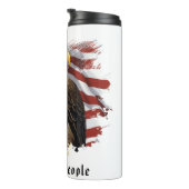 *~* AP16 Bald EAGLE Flagge Patriotic We The People Thermosbecher (Nach rechts gedreht)