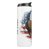*~* AP16 Bald EAGLE Patriotic We The People Flag Thermosbecher (Nach links gedreht)