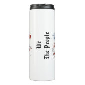 *~* AP16 Bald EAGLE Patriotic We The People Flag Thermosbecher (Rückseite)