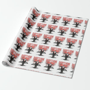 *~* AP16 Trump Daddy ist zu Hause MAGA Weißes Haus Geschenkpapier