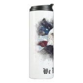 *~* AP16 We the People EAGLE Flag Patriotic Thermosbecher (Nach links gedreht)