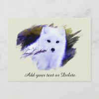 *~* AP18 Polar Twig Fox White Snow Fox Arctic