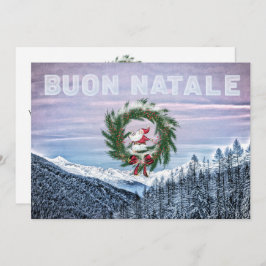 * AP20 BUON NATALE Italian Language Christmas Einladung
