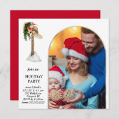 *~* AP20 FOTO Weihnachtsfeier Geometric Einladung (Vorne/Hinten)