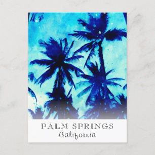 *~* AP25 Exotic Personalize Travel Palm Trees Postkarte