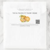 *~* AP30 DEHYDRATED Fruit QR FOTO Rechteckiger Aufkleber (Tasche)