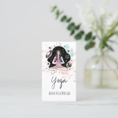 *~* AP33 Yog Rainbow Chakra Spiritueller Glitzer Visitenkarte (Stehend Vorderseite)