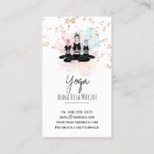 *~* AP33 Yoga Klasse Rainbow Chakra Spiritual Visitenkarte (Rückseite)