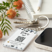 *~* AP36 QR Promo Beauty Leopard Acrylsäure Schlüs Schlüsselanhänger (Vorderseite rechts)