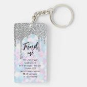 *~* AP36 QR Promo Beauty Pastel Acrylic Schlüssela Schlüsselanhänger (Rückseite)