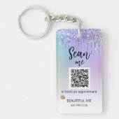 *~* AP36 QR Promo Logo Acryl Ombre Schlüsselanhäng Schlüsselanhänger (Vorderseite)