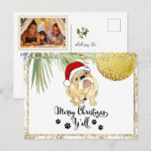 *~* AP44 Frohe Weihnachten Weihnachten und FOTO Hu (Vorne/Hinten)