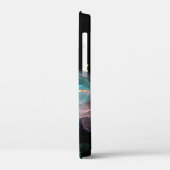 *~* AP46 Pastellfarben Glitzer Gold Abstrakt Case-Mate iPhone Hülle (Rückseite / Links)