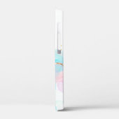 *~* AP46 Tinte Pastel Gold Glitzer Abstrakt Case-Mate iPhone Hülle (Rückseite / Links)