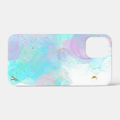 *~* AP46 Tinte Pastel Gold Glitzer Abstrakt Case-Mate iPhone Hülle (Rückseite (Horizontal))