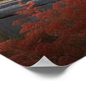 *~* AP49 MOOSE Stream Nature Cabin Forest Poster (Ecke)