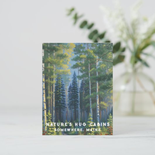 *~* AP49 Naturwaldparcours Postkarte (Stehend Vorderseite)