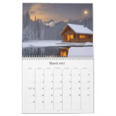 *~* AP49 Rustikale Hütten Blockkabinen Künstlerisc Kalender (Mär 2027)