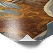 *~* AP50 Fantasy Univers Jesus Blume Moon Fotodruck (Ecke)