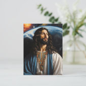 *~* AP50 Fantasy Universe mit Planet Earth Postkarte (Stehend Vorderseite)