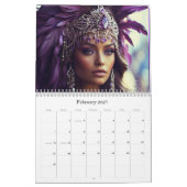 *~* AP53 Geburtstagsgöttin Geburtssteine Kalender (Feb 2027)