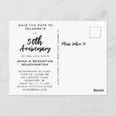 *~* AP54 Art Anniversary Love Birds Winter Postkarte (Rückseite)