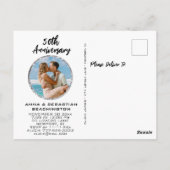 *~* AP54 FOTO Jubiläum Fluffy Love Birds Postkarte (Rückseite)