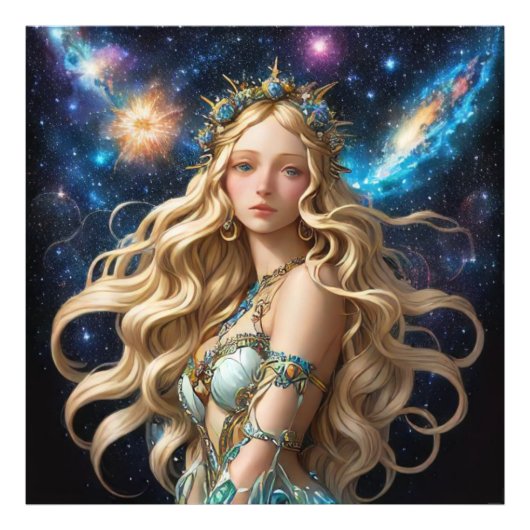 *~* AP58 Cosmic Women Fantasy CELESTIAL Fotodruck (Vorne)