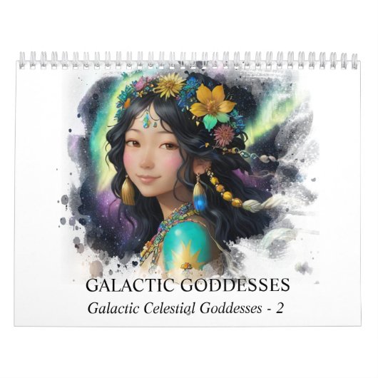 *~* AP58 Galactic Women Fantasy Cosmic Planets 2 Kalender (Titelbild)