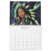 *~* AP58 Galactic Women Fantasy Cosmic Planets 3 Kalender (Jan 2027)