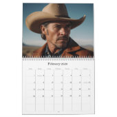 *~* AP59 Men Man Wild West Cowboy 1 Kalender (Feb 2026)