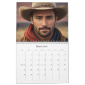 *~* AP59 Men Man Wild West Cowboy 2 Kalender (Mär 2027)