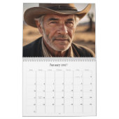 *~* AP59 Men Man Wild West Cowboy 2 Kalender (Jan 2027)