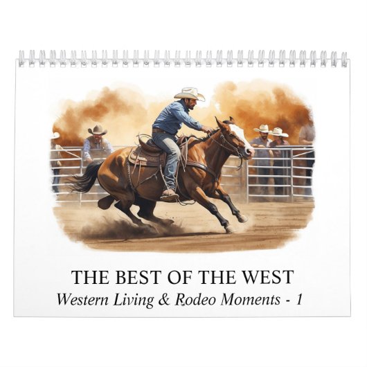 *~* AP59 Western Cowboy Horse Rodeo Kalender (Titelbild)