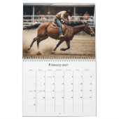 *~* AP59 Wild West Cowboy Horse Rodeo 3 Kalender (Feb 2027)