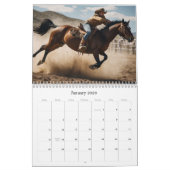 *~* AP59 Wild West Cowboy Horse Rodeo 3 Kalender (Jan 2026)