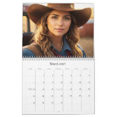 *~* AP59 Women Wild West Cowgirl 2 Kalender (Mär 2027)