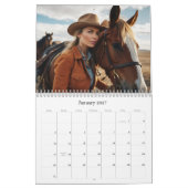*~* AP59 Women Wild West Cowgirl 2 Kalender (Jan 2027)
